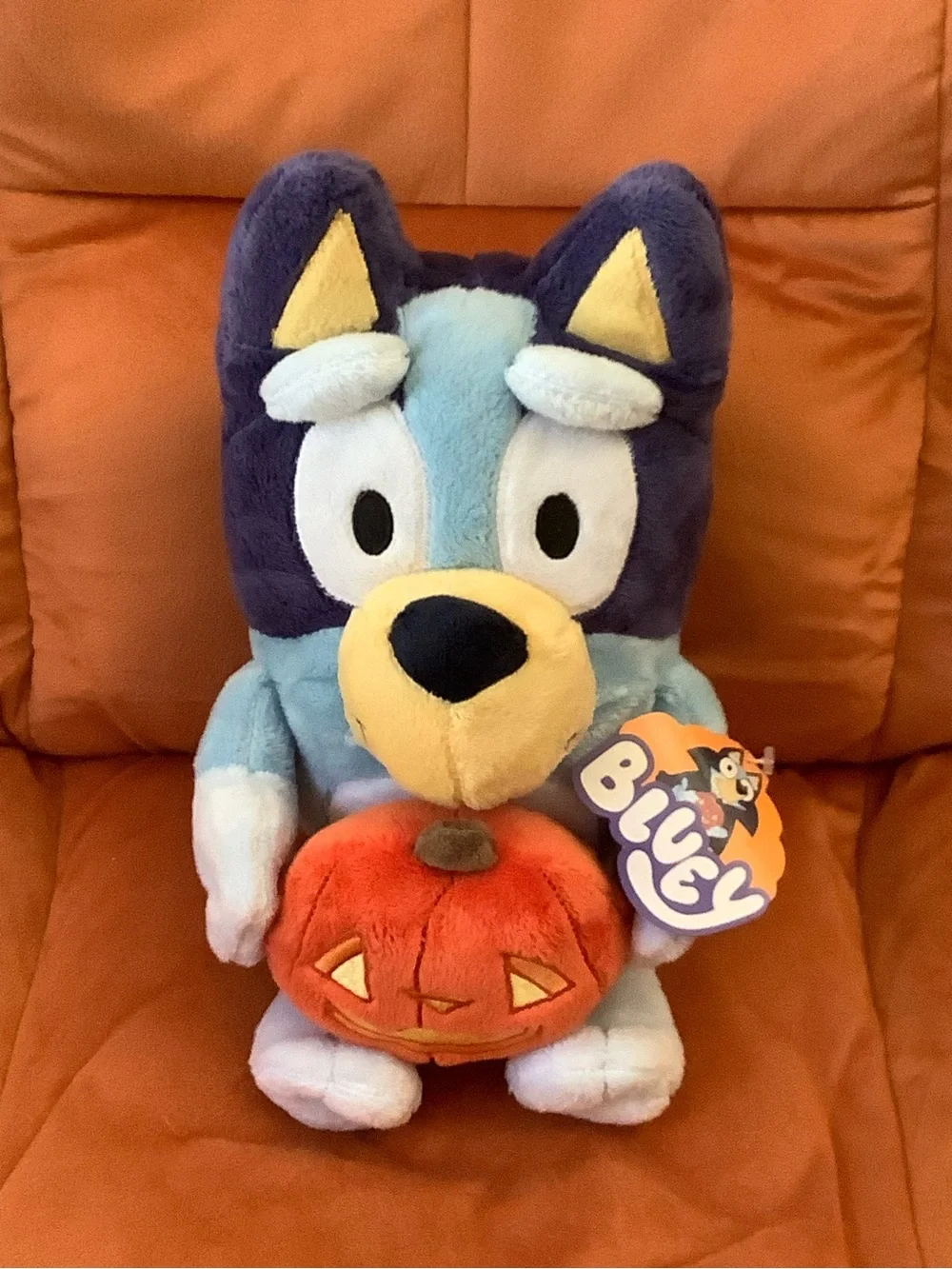 Bluey Halloween Pumpkin Plush 12” Inches - NWT 2026